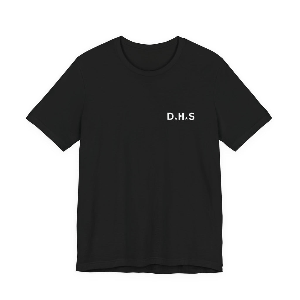 D.H.S. Graphic Tee — 'D Hrd Sht' Bold Back Print Casual T‑Shirt