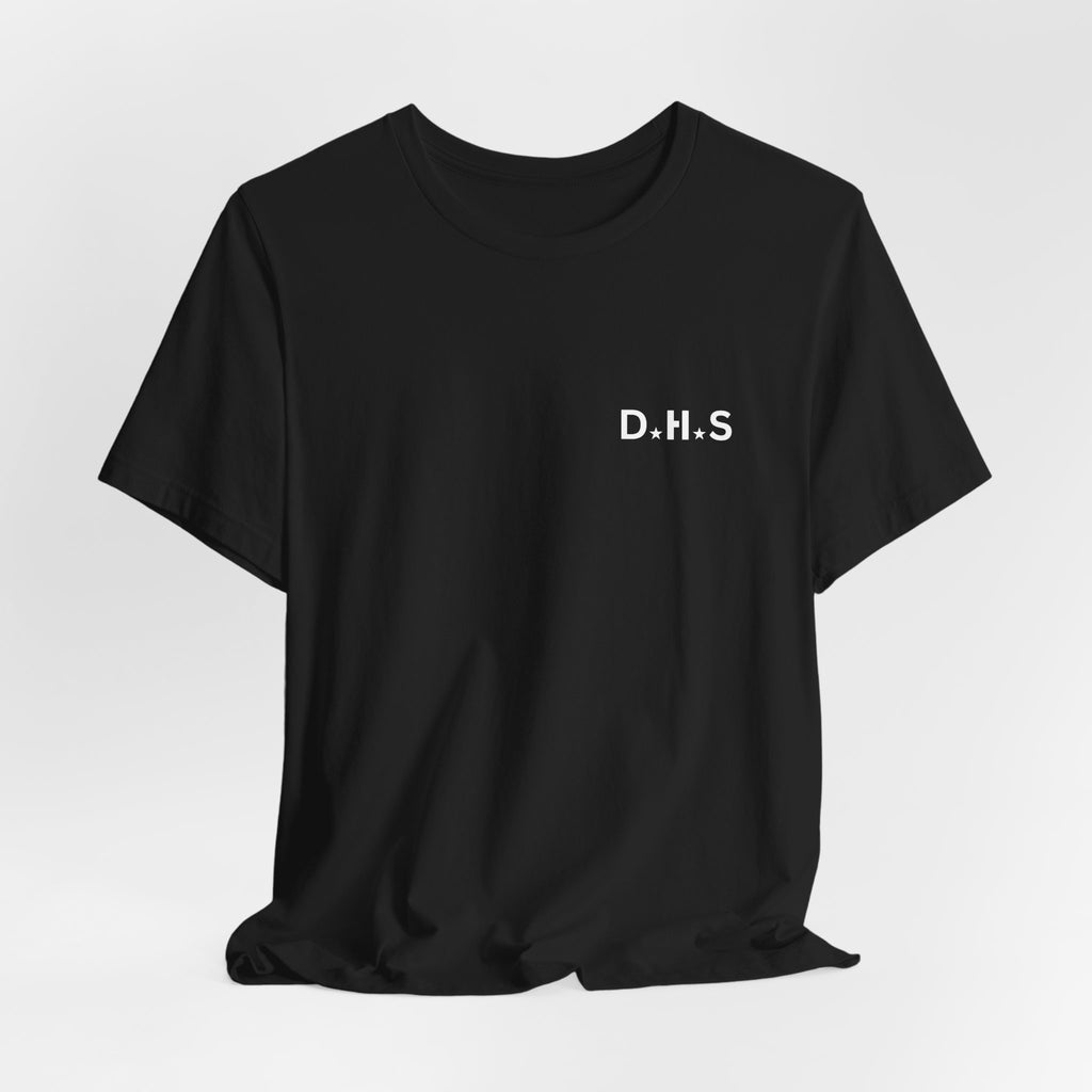 D.H.S. Graphic Tee — 'D Hrd Sht' Bold Back Print Casual T‑Shirt